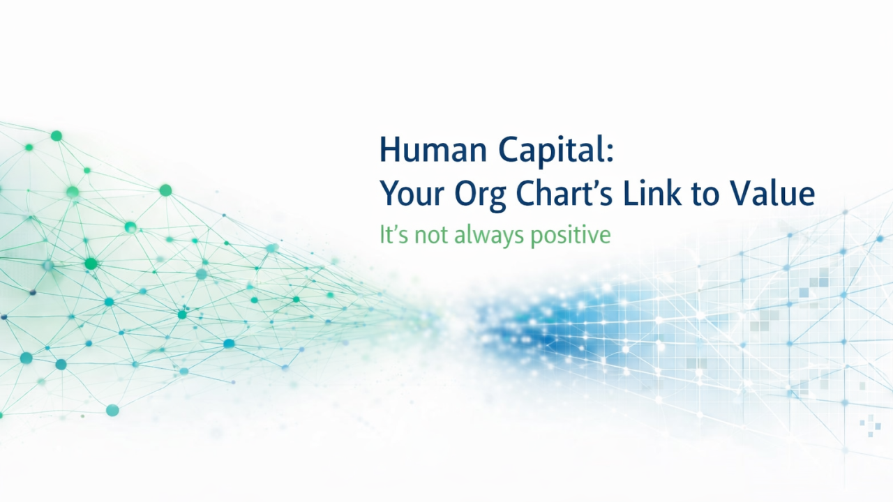 Human Capital - Your Org Chart's Link to Value